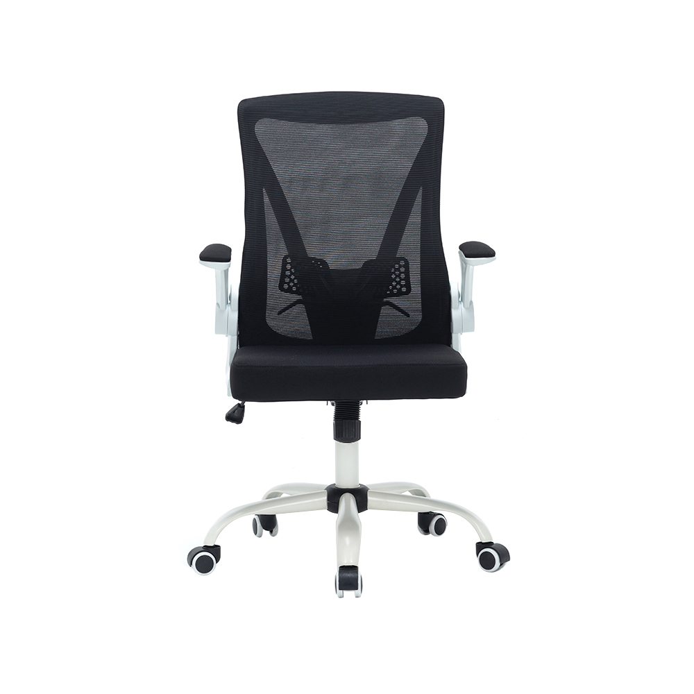 ZY-6808 Folded back office chair with flip arms