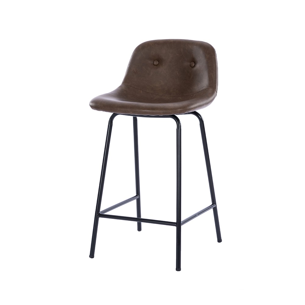 ZY-8082 PU Leather Metal Tube Leg Bar Chair