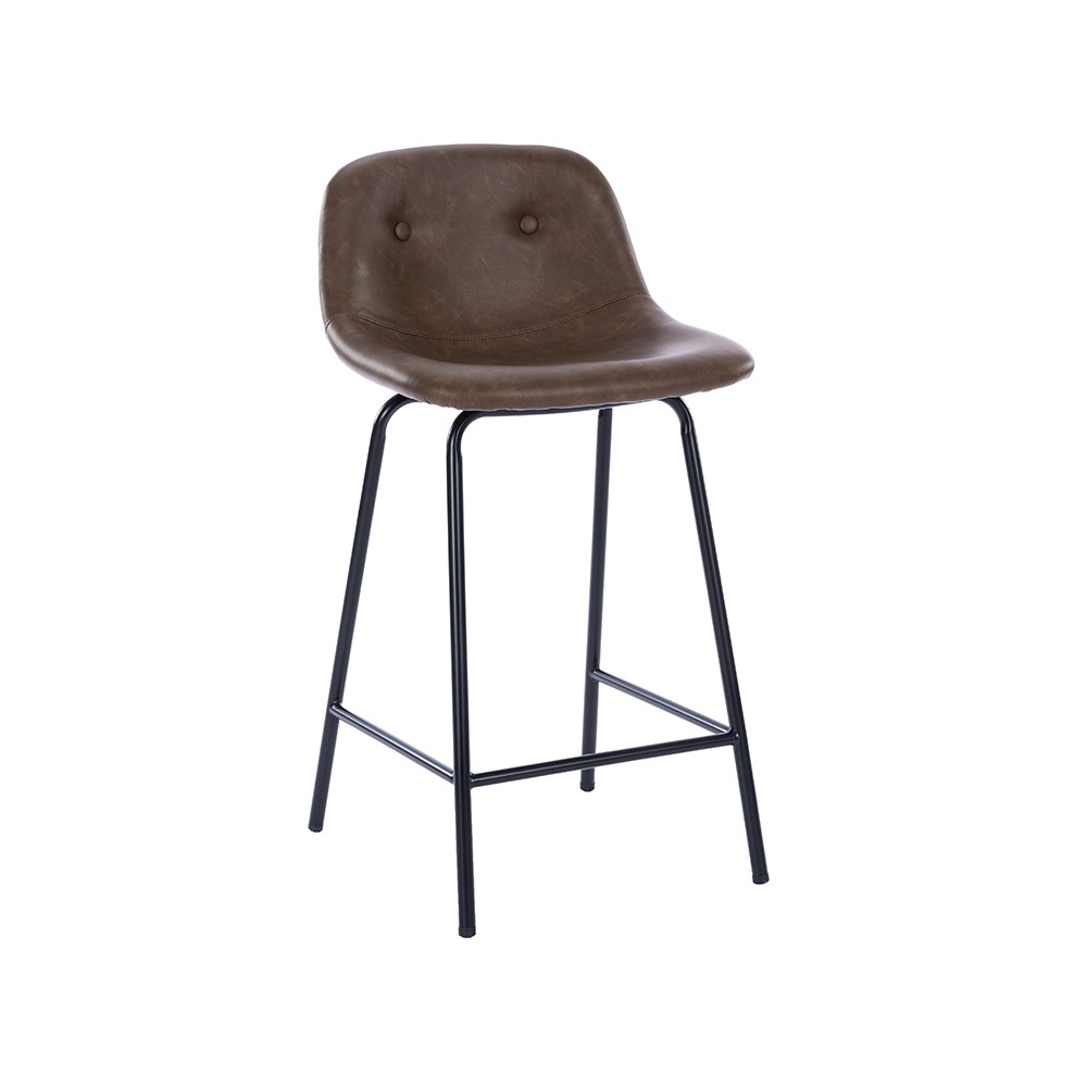 ZY-8082 PU Leather Metal Tube Leg Bar Chair