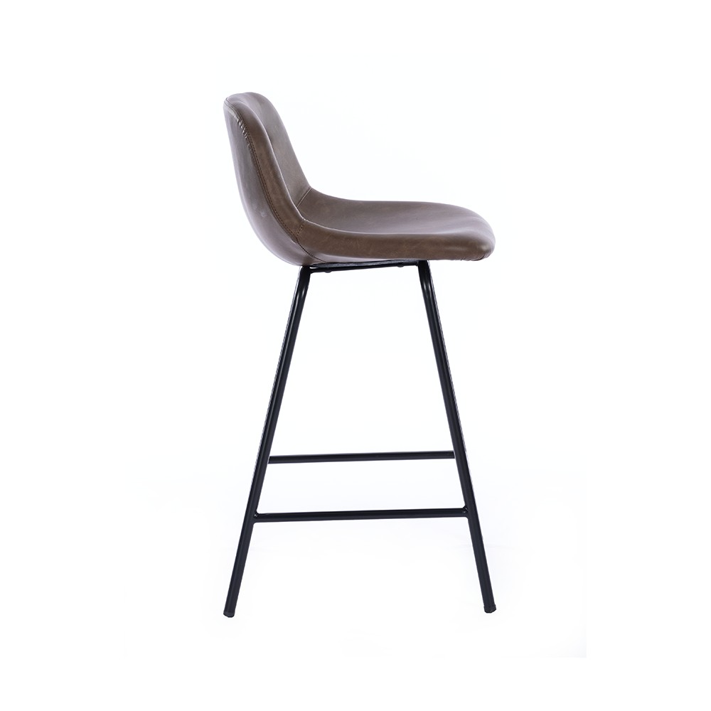 ZY-8082 PU Leather Metal Tube Leg Bar Chair