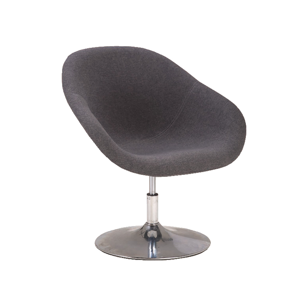 ZY-7068 Plastic seat all fabric covered leisure chair